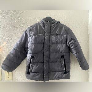 Swiss Tech Boy’s Charcoal Puffer Jacket Size 6-7